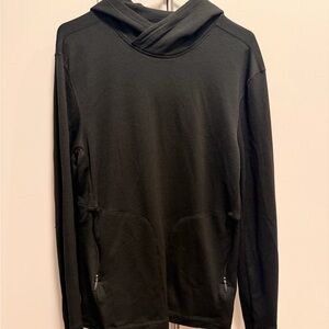 Black Lulu Hooded Sweatshirt